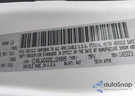 2016 Jeep Wrangler Unlimited Sport из США, поврежденный, VIN 1C4BJWDG2GL124909